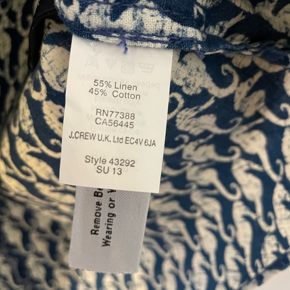 J Crew Boys Seahorse Button Down - Picture 4 of 4